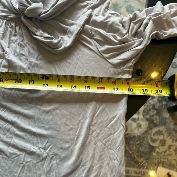 Ann Taylor Gray Long Sleeve Blouse - Picture 8 of 8